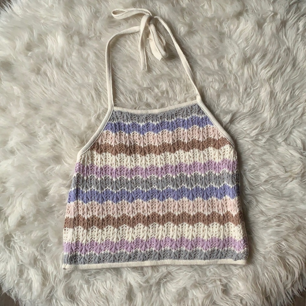 Host Pick 💖🆕American Eagle Crochet Halter Top